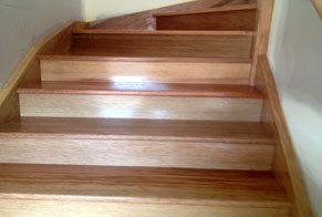 Brisbane internal stairs sanding and coating